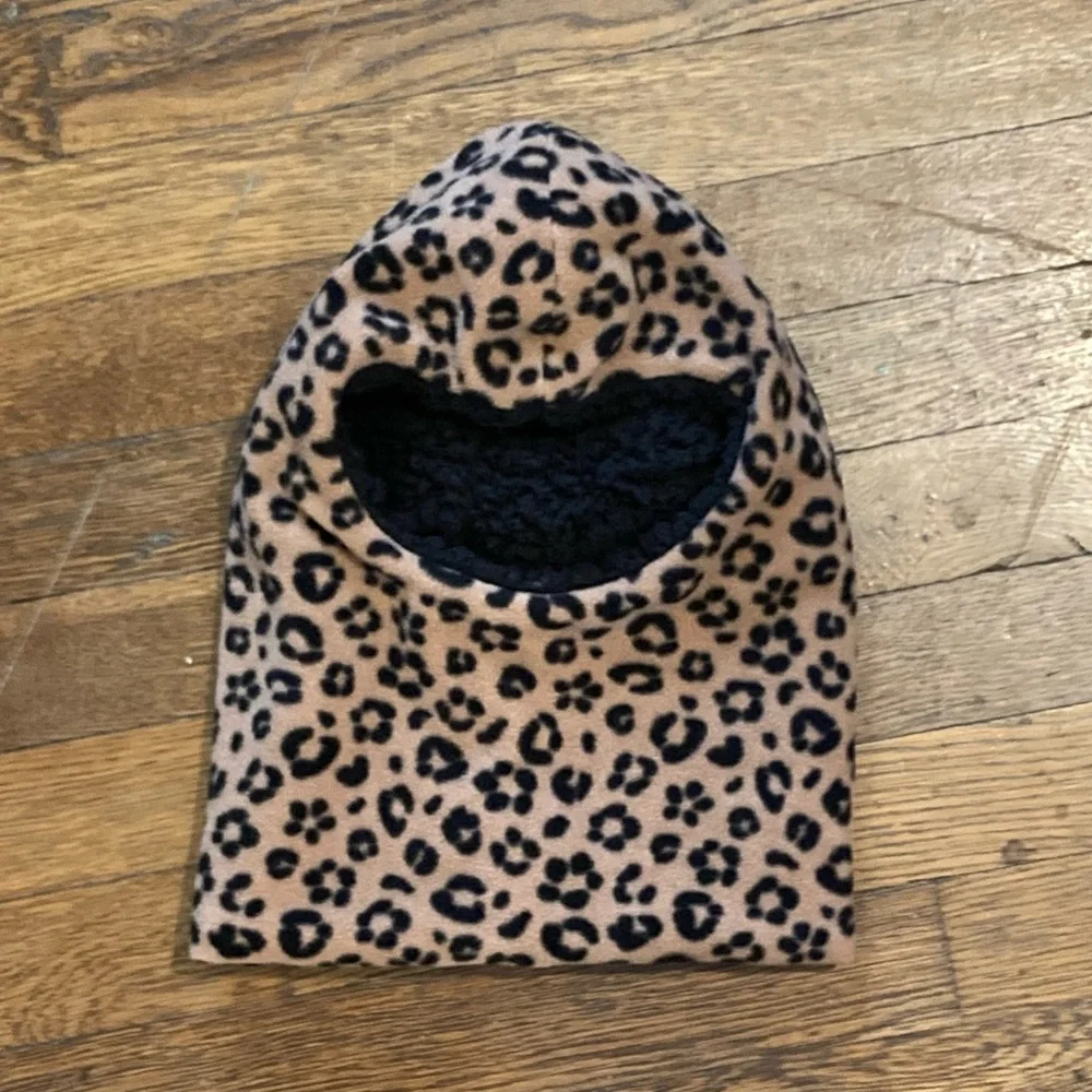 Cheetah Leopard print ski mask